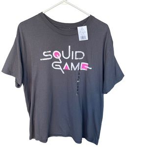 Netflix Squid Game Gray Graphic T-shirt Men's Size 2X NEW